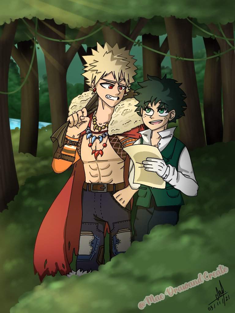 *-FANTASY AU Bkdk🧡💚⚒-* | 💘BakuDeku Amino