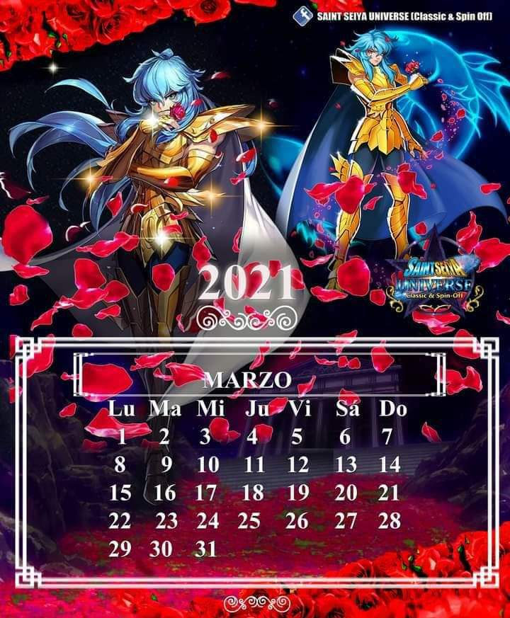 Calendario Saint Seiya Saint Seiya Amino