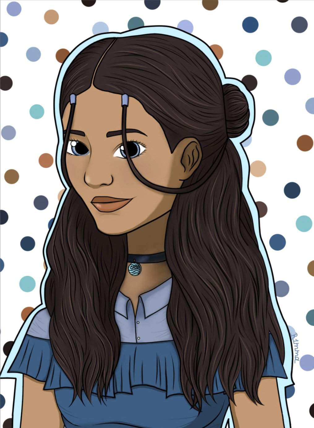 Katara modern AU (Digital version) | Avatar Amino