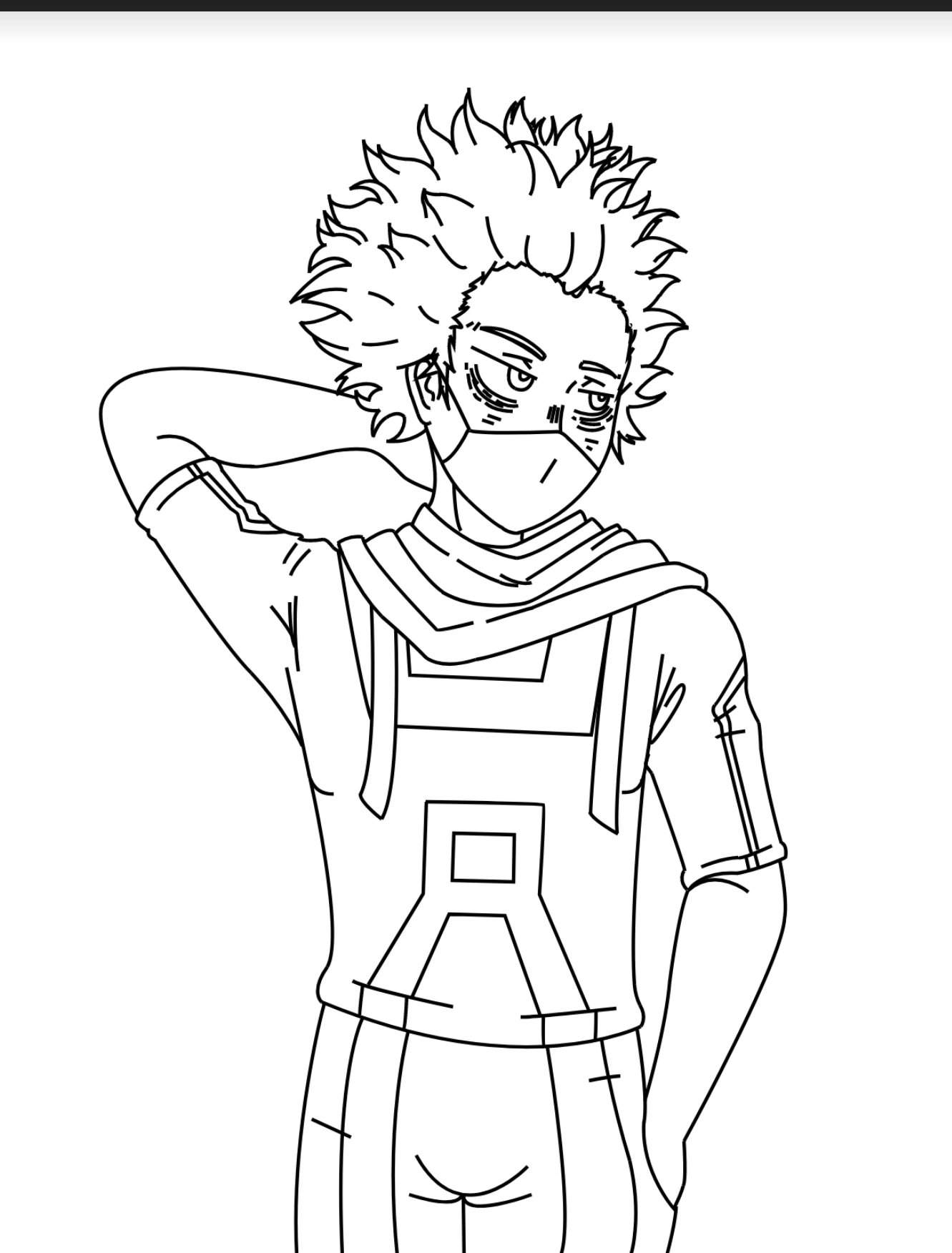 Shinsou Coloring Page! | My Hero Academia Amino