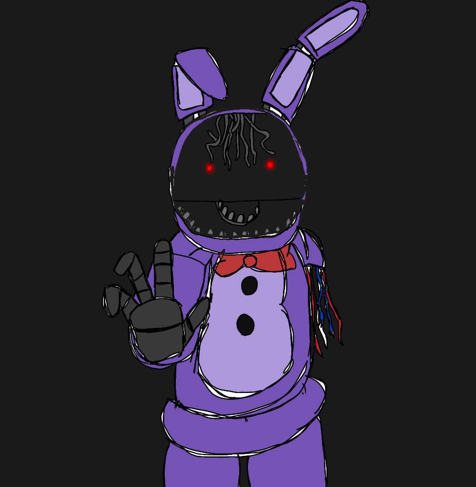 Un dibujo de Withered Bonnie xD | FNaF Amino [ Español ] Amino