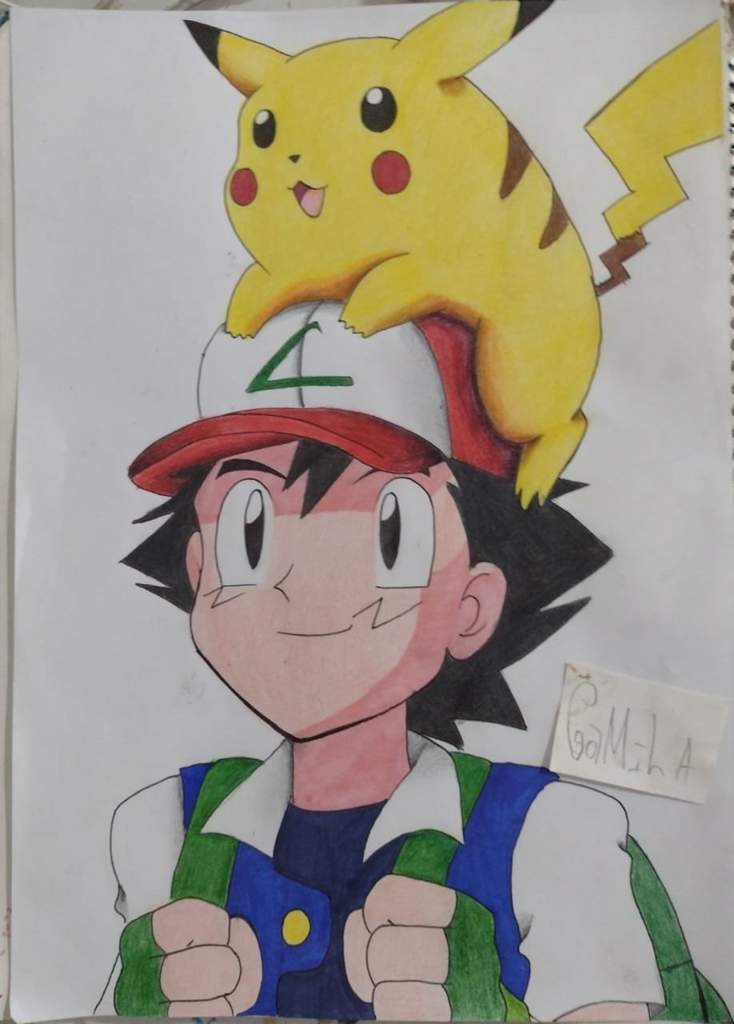 Ash y Pikachu antes y después | DibujArte Amino