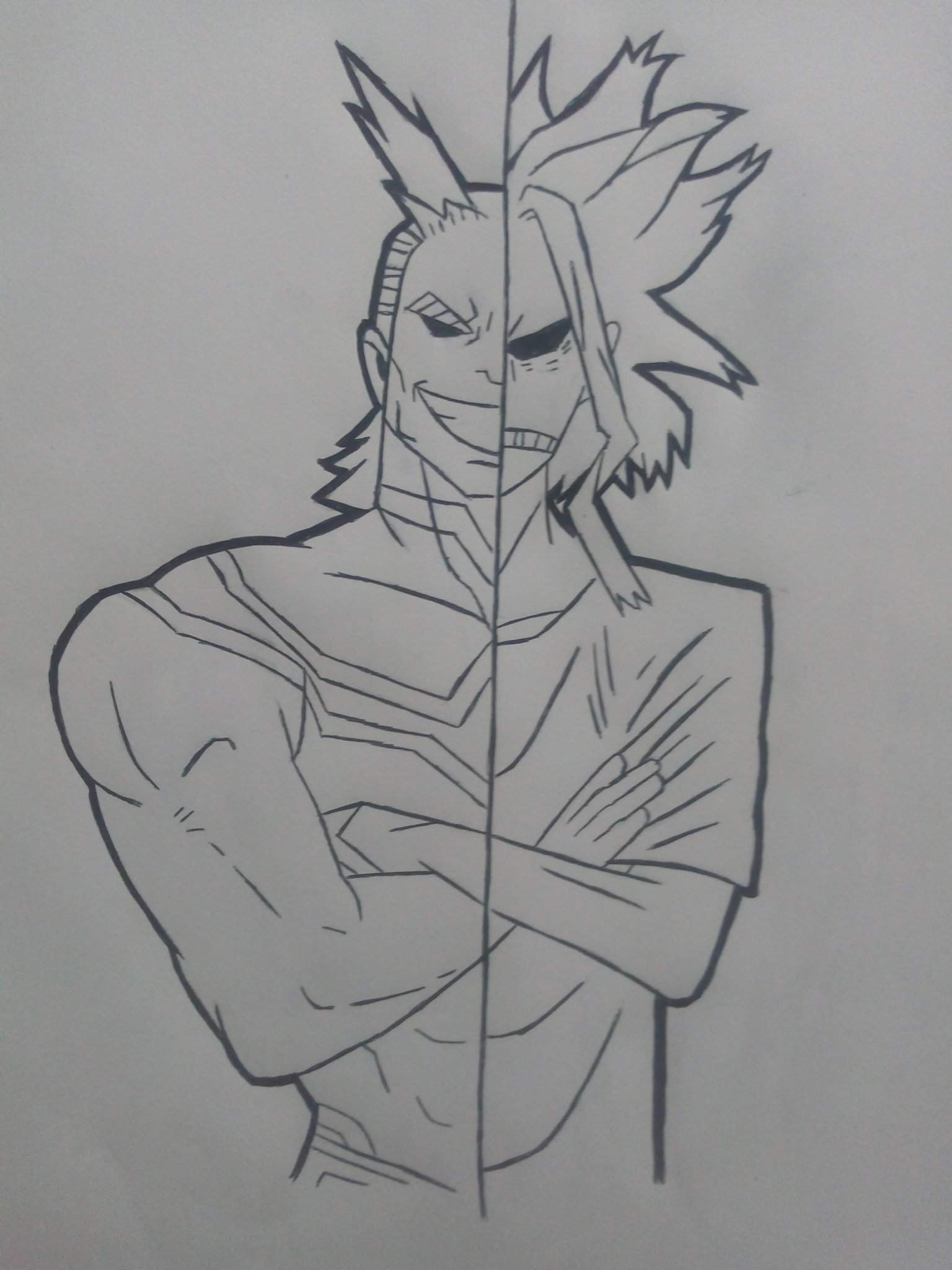 All Might - Boku no Hero | Desenho, Rascunho e Pintura Amino