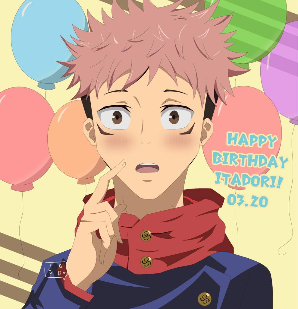 Happy Birthday Itadori Jujutsu Kaisen Amino