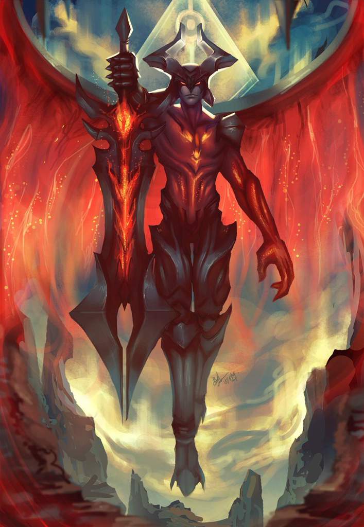 Aatrox in Dungeons and Dragons.