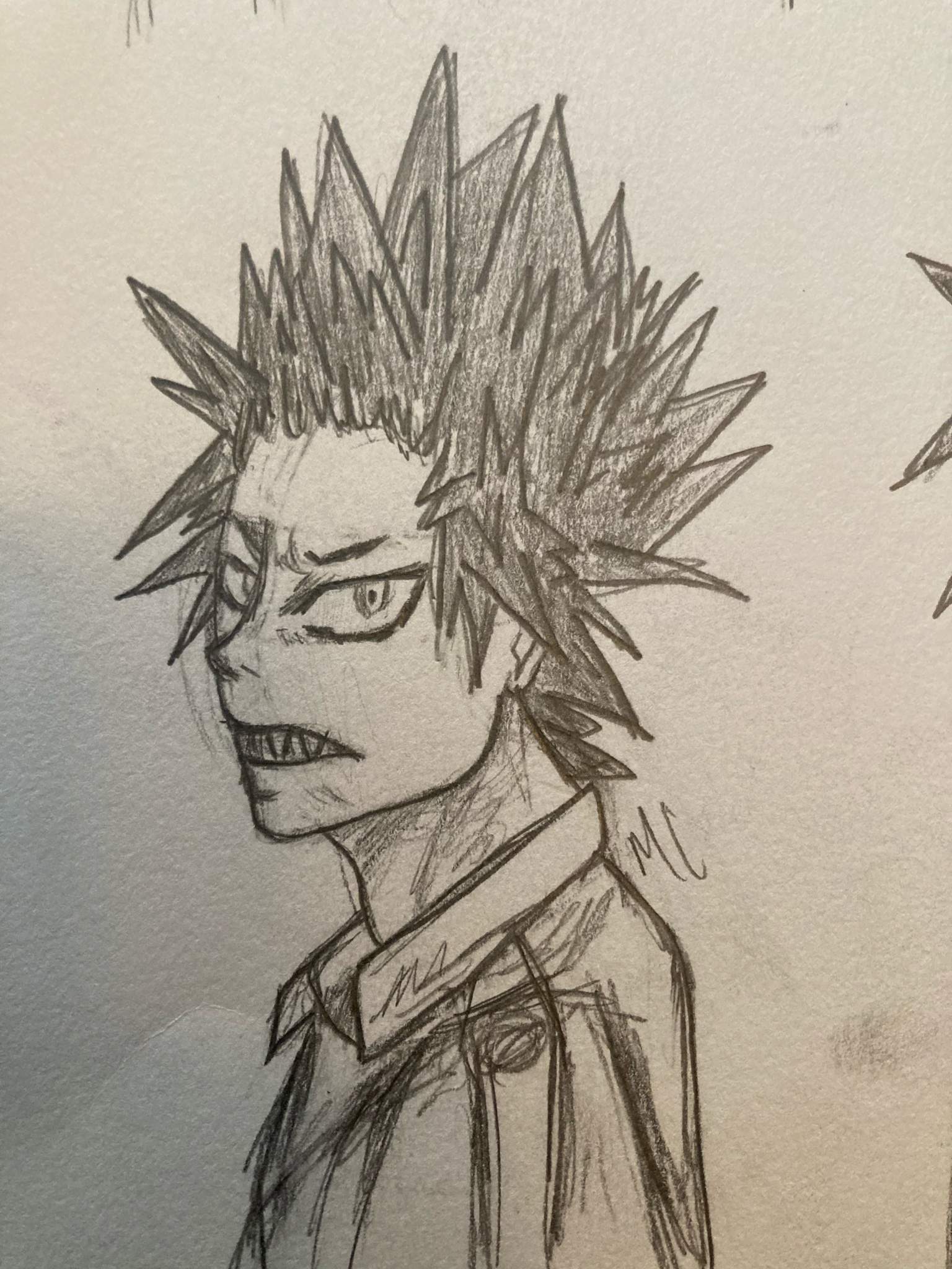 angry kirishima sketch (•̀ᴗ•́)و | My Hero Academia Amino