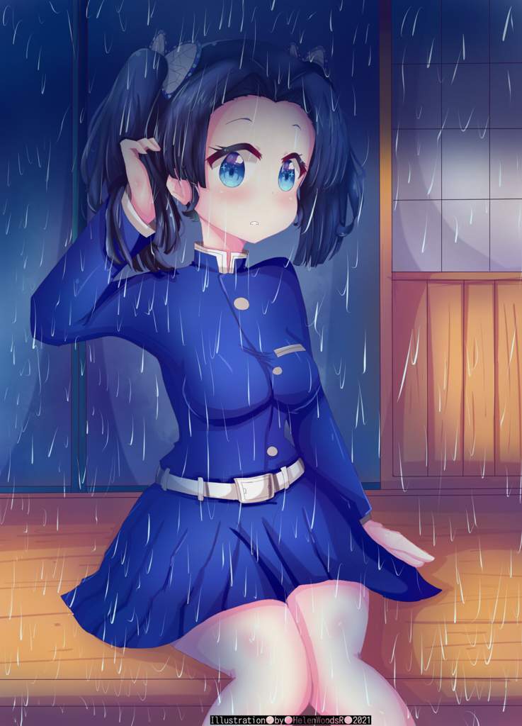 AOI KANSAKI - Fanart By Helen Woods | Fallen Angels Academy Amino