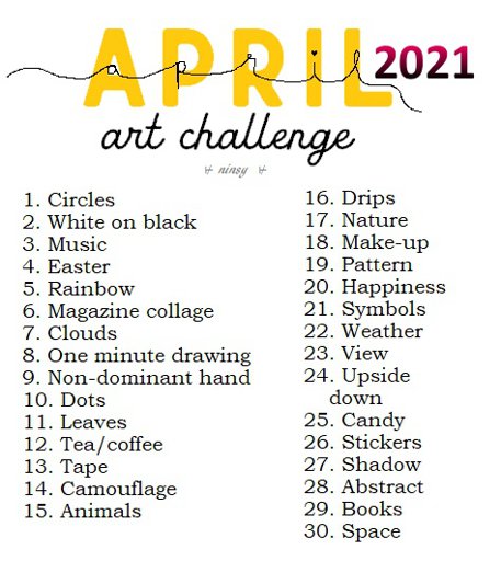 April art challenge Day 2! 🖤 | Clique Amino