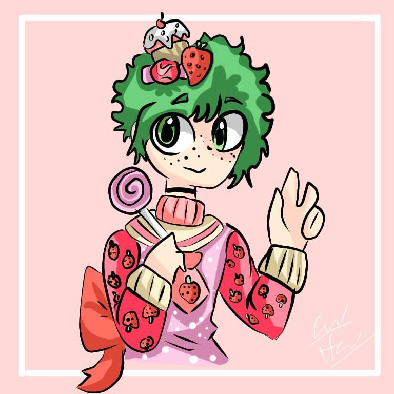 Strawberry Candy Deku! I Hope You Like It! (Proof below) (Based off my ...