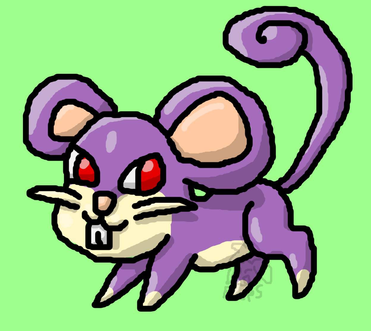 My art - Pokemon Chibi Rattata bonus | Webcomic Artists Amino