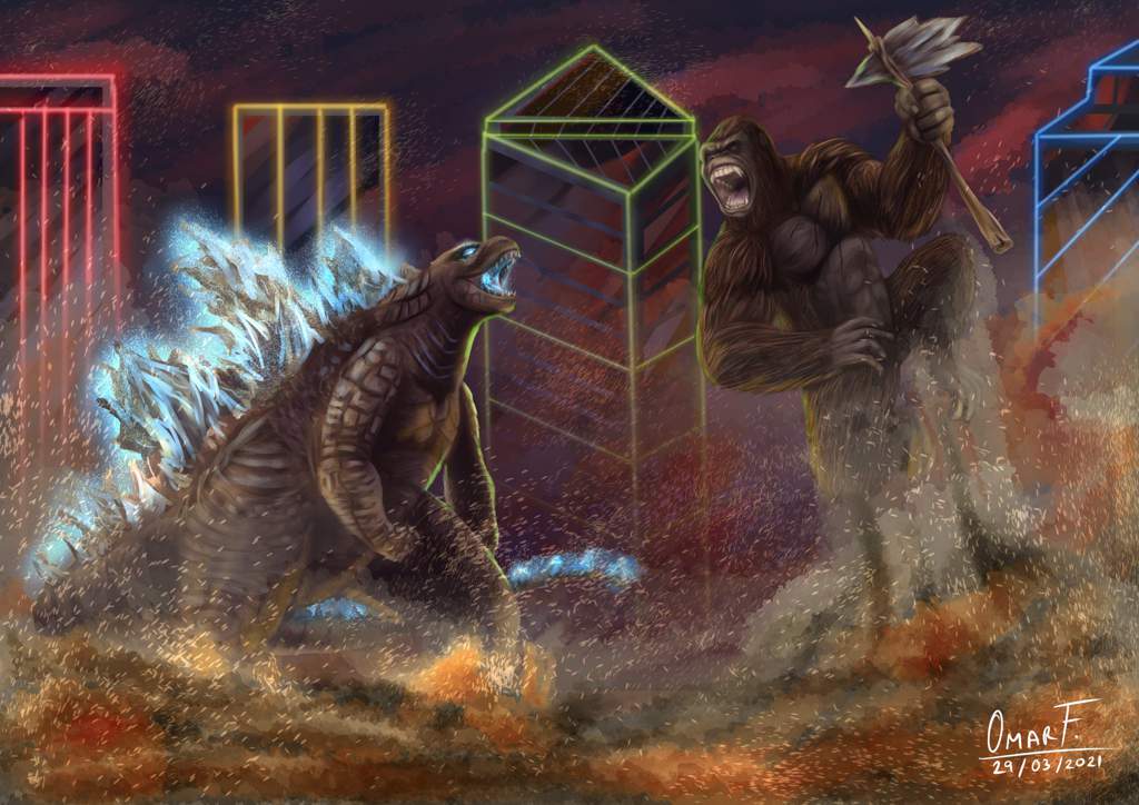Godzilla vs kong | •Arte Amino• Amino