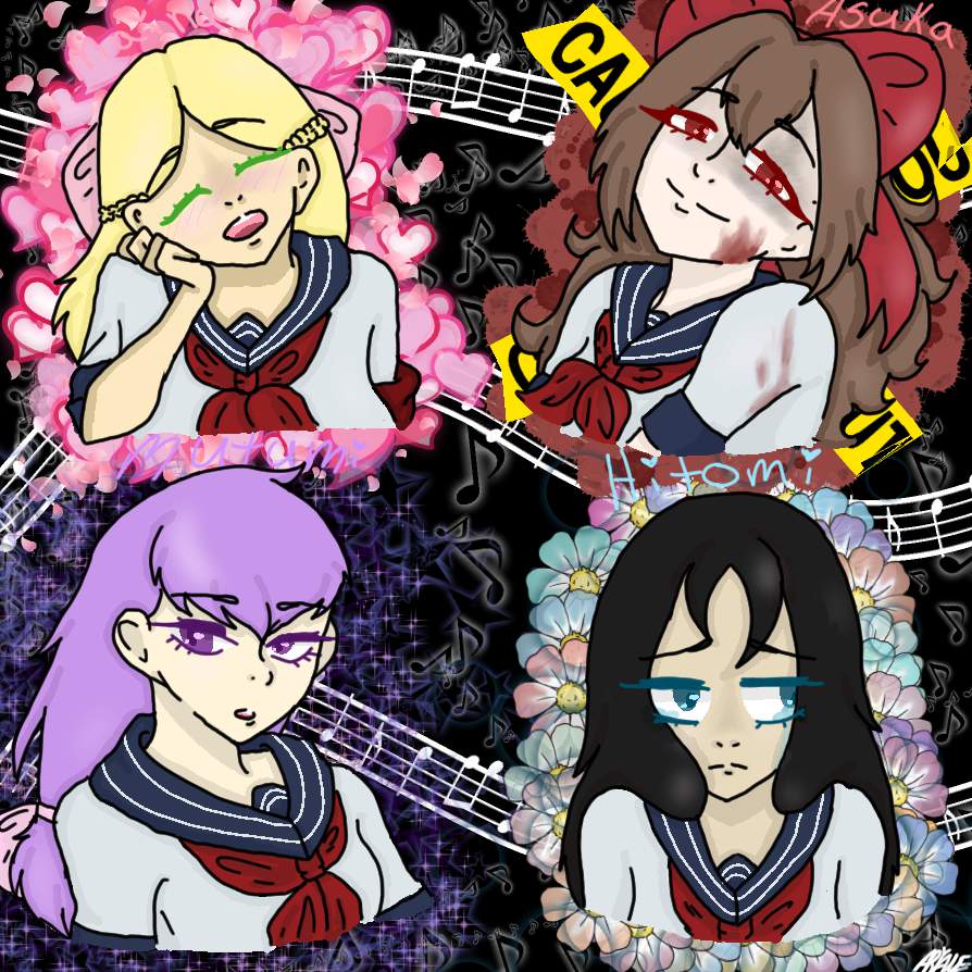 maina. asuka, mutumi and hitomi | School Girls Simulator Sgsim Amino