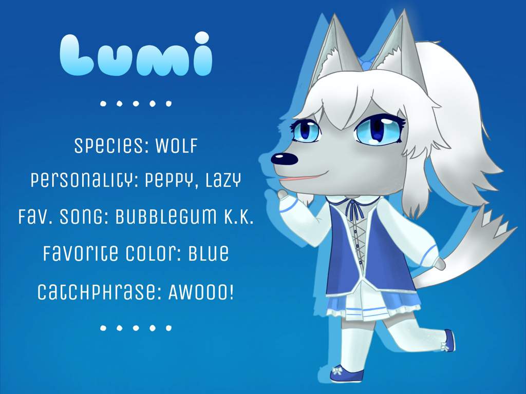 Lumituber as a wolf villager! | Animal Crossing Amino