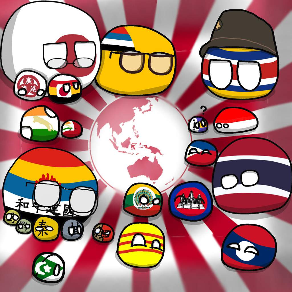 Greater East Asia Co Prosperity Sphere Polandball Amino 8332