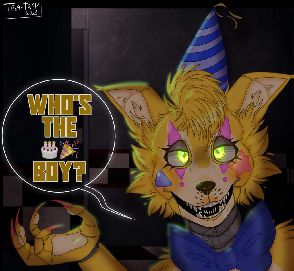 Fanart presente de aniversário | Five Nights at Freddys PT/BR Amino