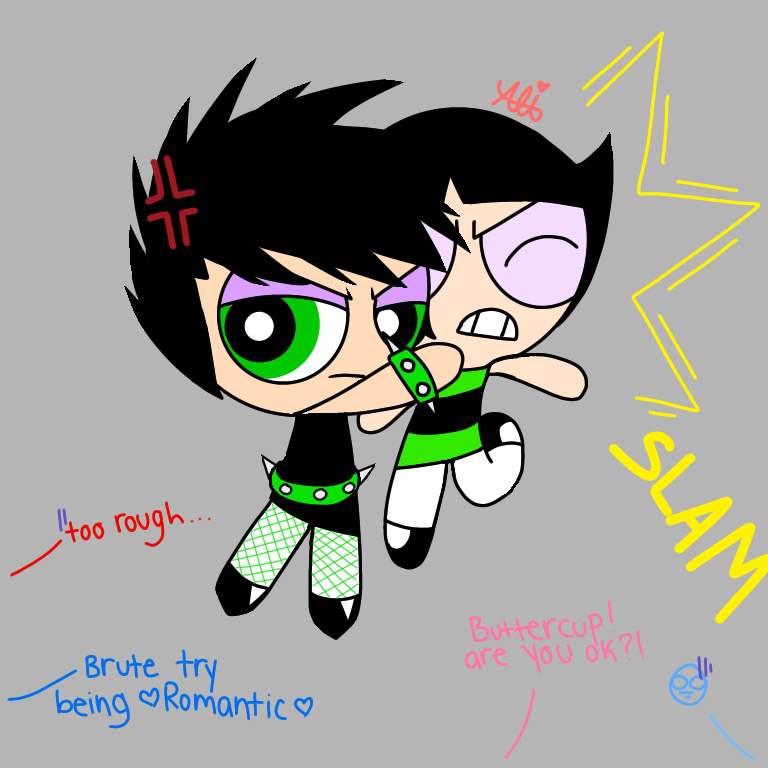 Brute attempting to love bc -💚 | The Powerpuff Girls Amino