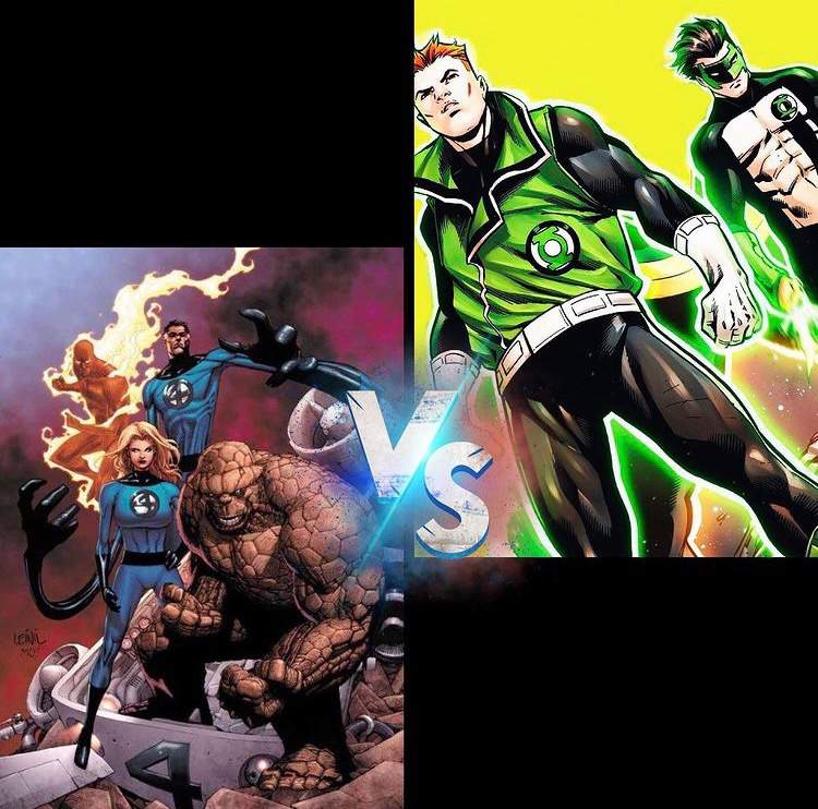 Fantastic 4 Or Guy Gardner & Kyle Rayner | Battle Arena Amino Amino