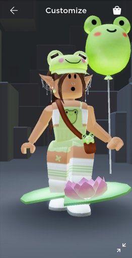 Nymph Gal Roblox Amino - frog outfit roblox