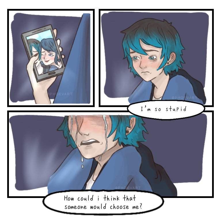 Luka [sad] mini comic | Miraculous Amino