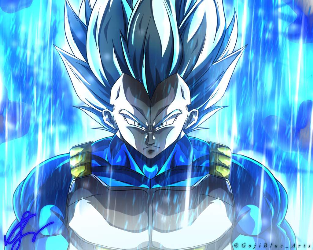 Blue Evolution Vegeta Redraw | DragonBallZ Amino