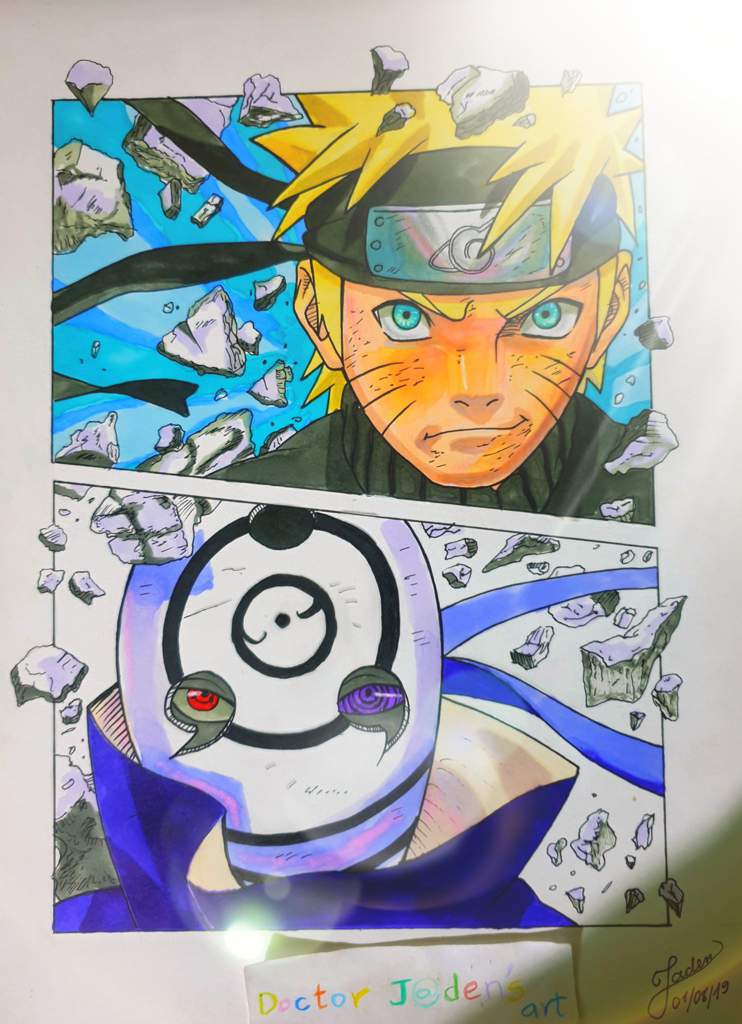 Colo D'un Vieux Dessin De Naruto, Vous En Pensez Quoi? 