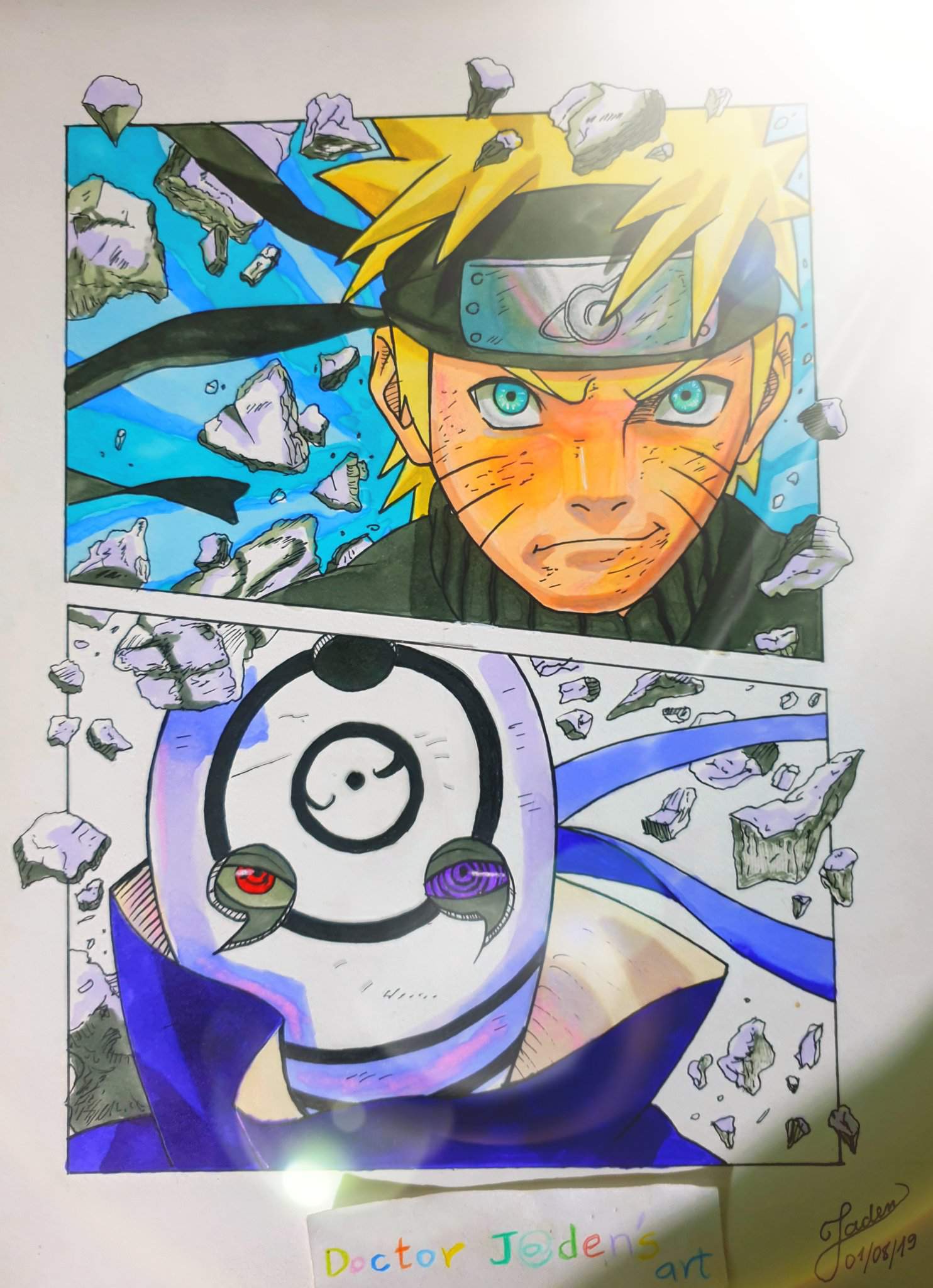 Colo d'un vieux dessin de naruto, vous en pensez quoi? | Dessin d'Otaku ...