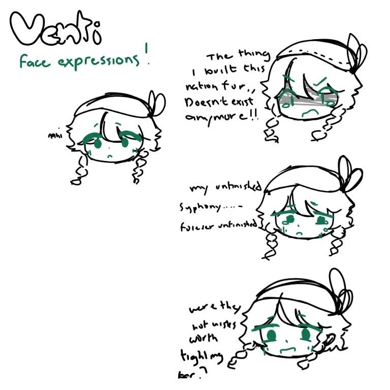 Venti expressions | Genshin Impact Amino