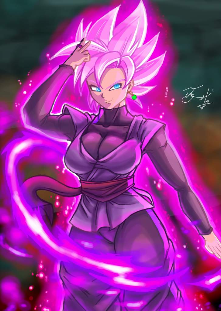 Fem Goku Black Super Saiyan Rose Dragonballz Amino 0153