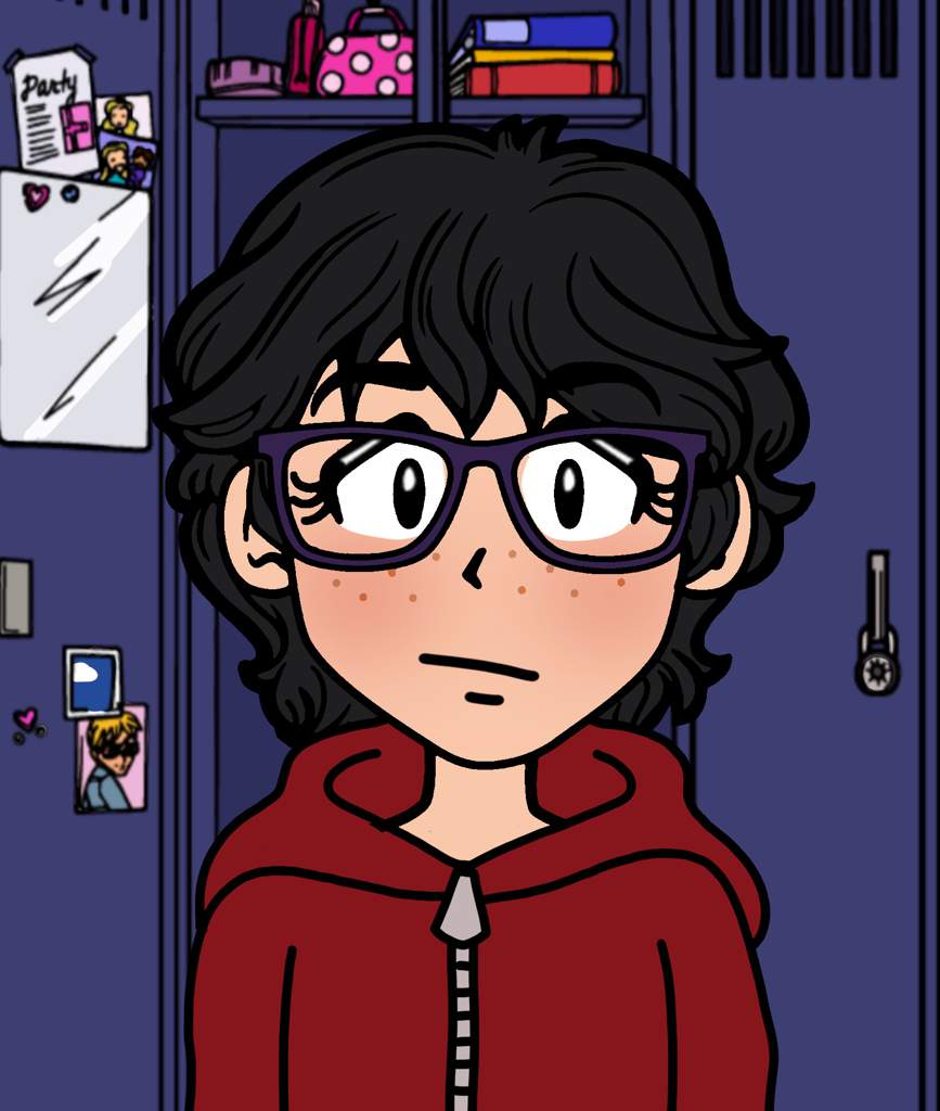 Here’s my Dork Diaries OC guy 👀 The second image was made in Dork Maker ...