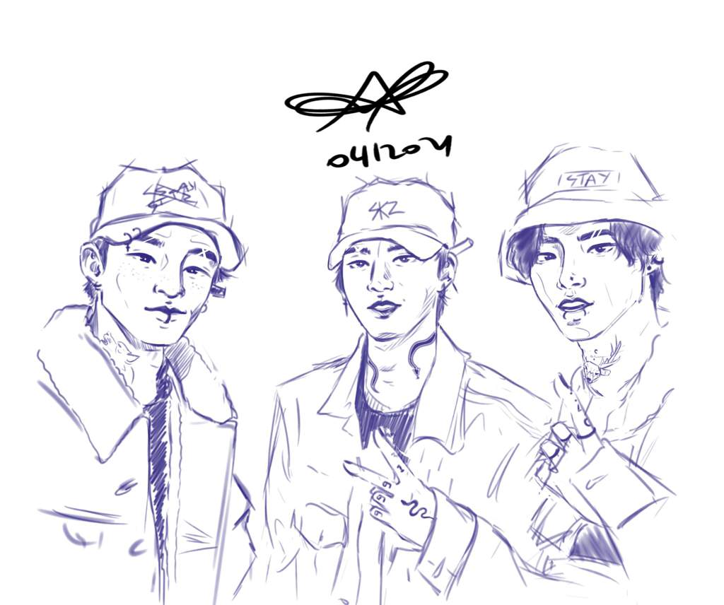 😈 Fanart 3RACHA + little surprise 😇 | Stray Kids Amino