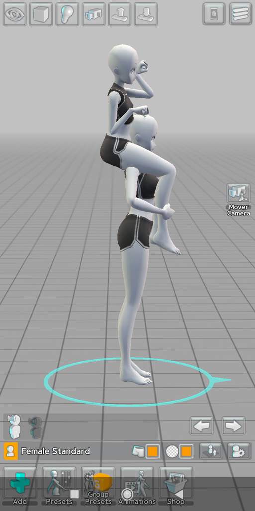 I made 3d Chen and Ran pose | Touhou Project Amino