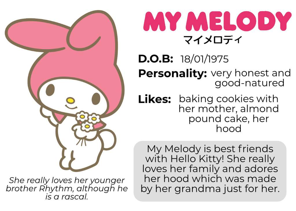  My Melody From Sanrio Is Kawaii Sweet Smol AF Anime Amino
