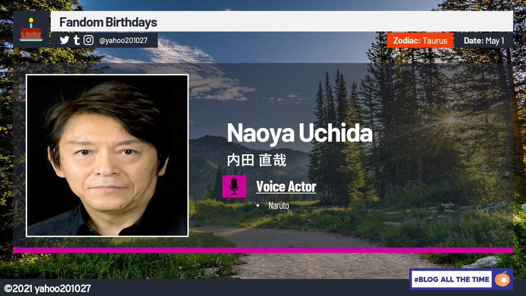 Happy Birthday, Naoya Uchida (2021) Anime Amino