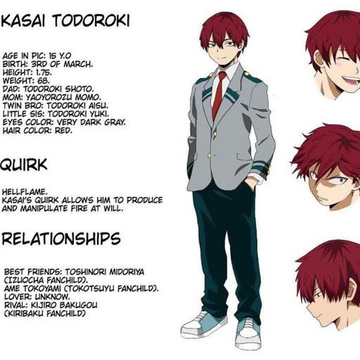 Kasai Todoroki | Wiki | My Hero Next Gen Amino