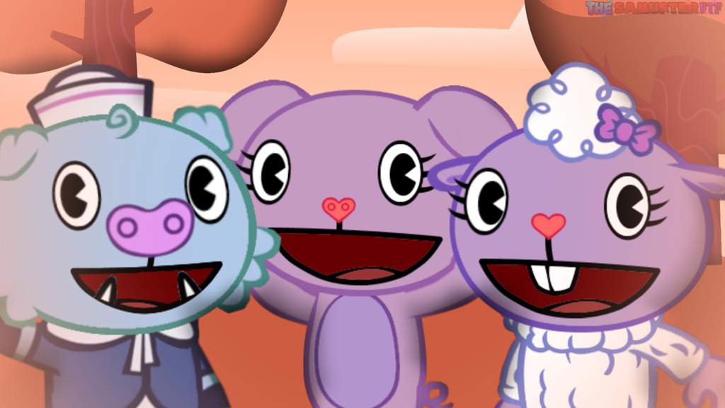 A Sweet Trio | Happy Tree Friends Amino