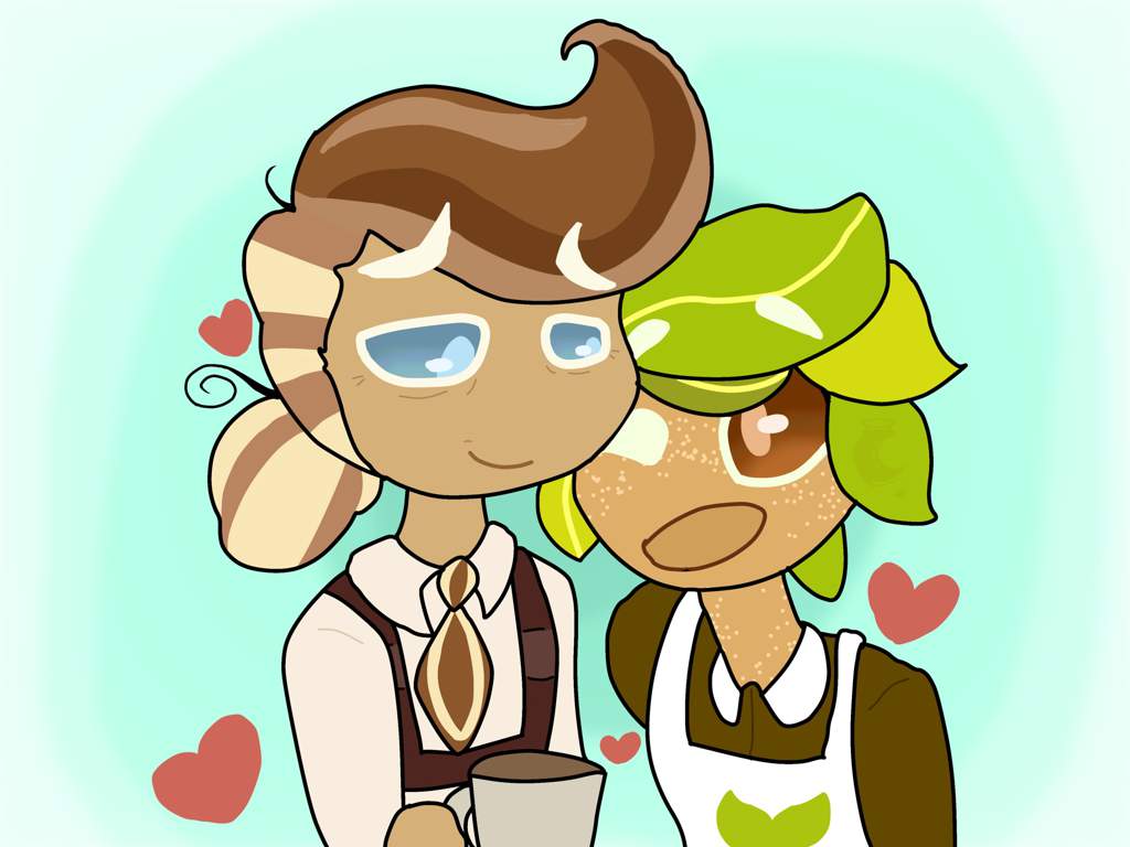 Headcanon Ship art [Herb X Almond] | *Cookie Run* Amino