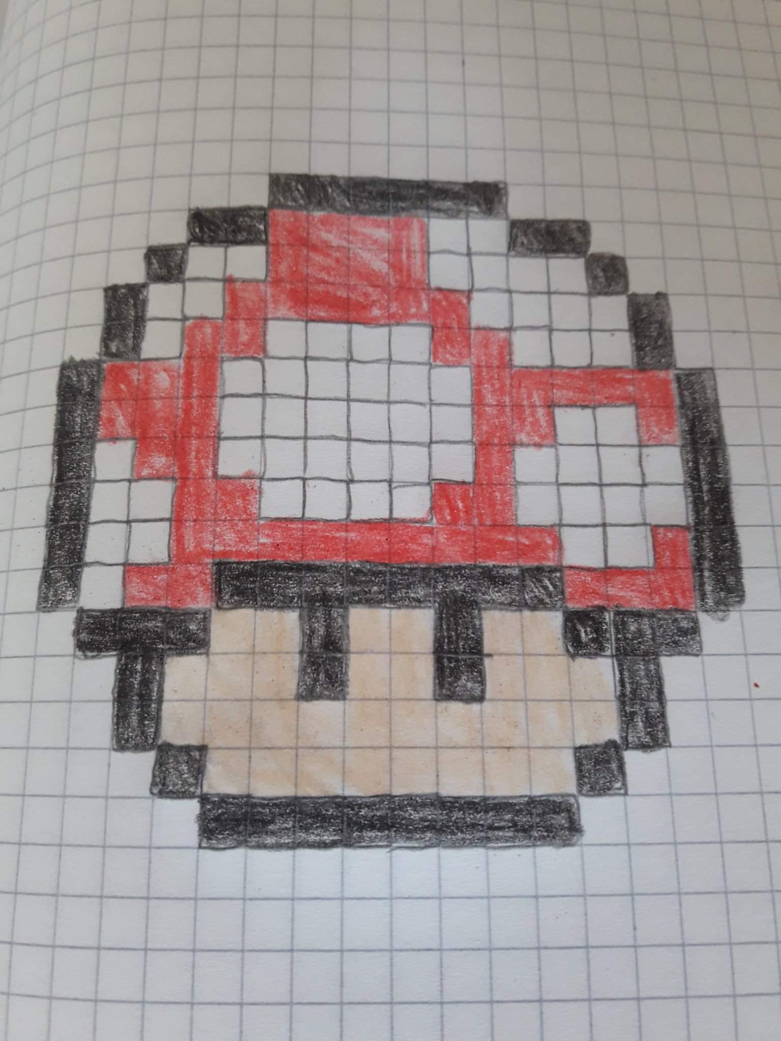 Hongo de mario pixel art | DibujArte Amino