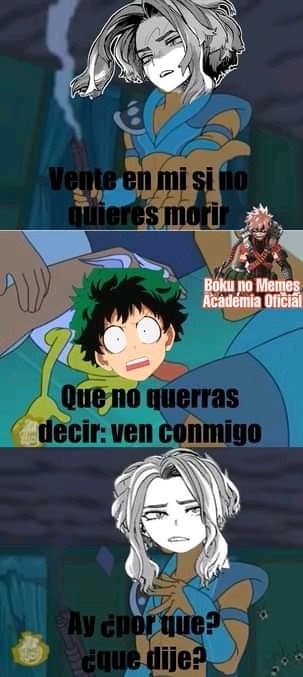 #spoiler Que mala elección de palabras 🤔 | Boku no Memes Academia ...