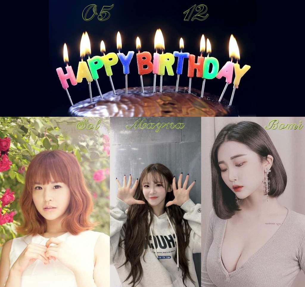 HBD Skarf Sol , Hot Issue Mayna and Girl Crush Bomi , amazing day with