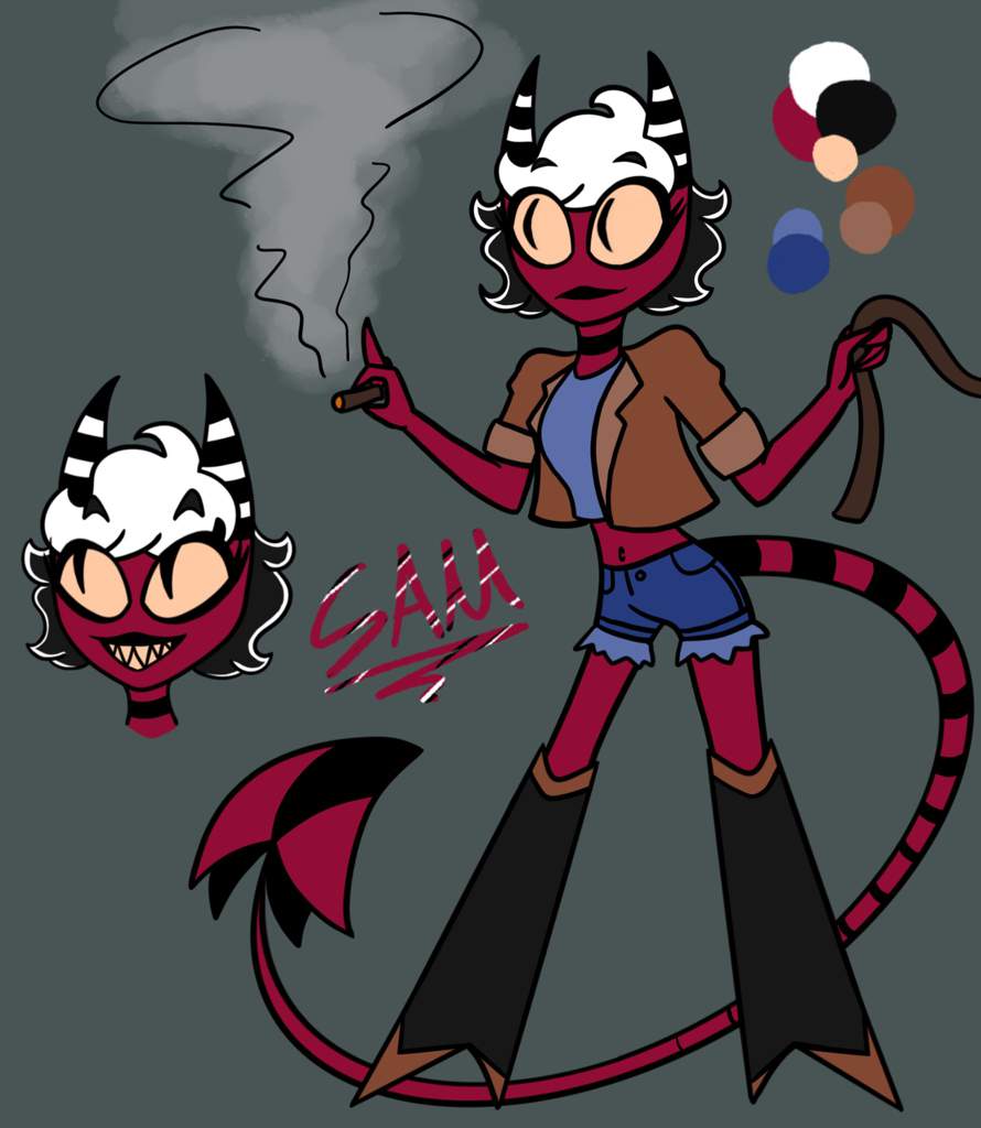 Impsona Sam | Hazbin hotel Amino Amino