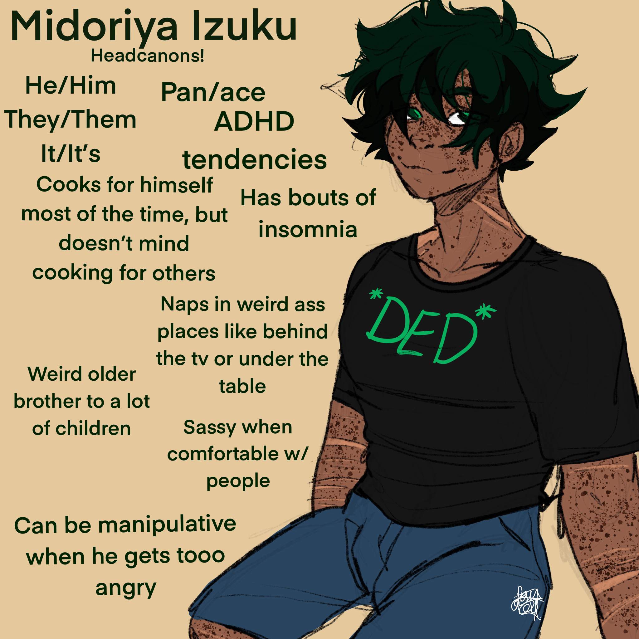 Deku headcanons🥰 | My Hero Academia Amino