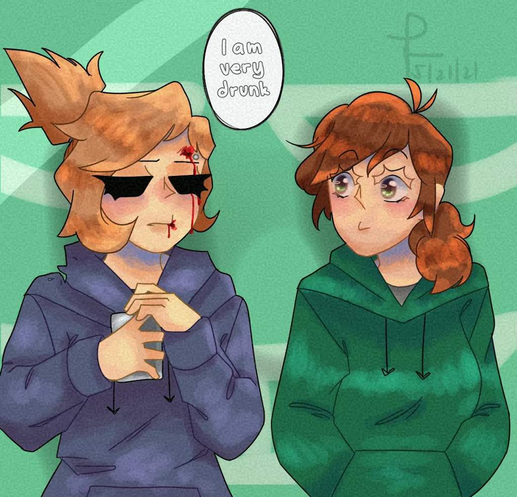 I am very drunk [redraw] | 🌎Eddsworld🌎 Amino