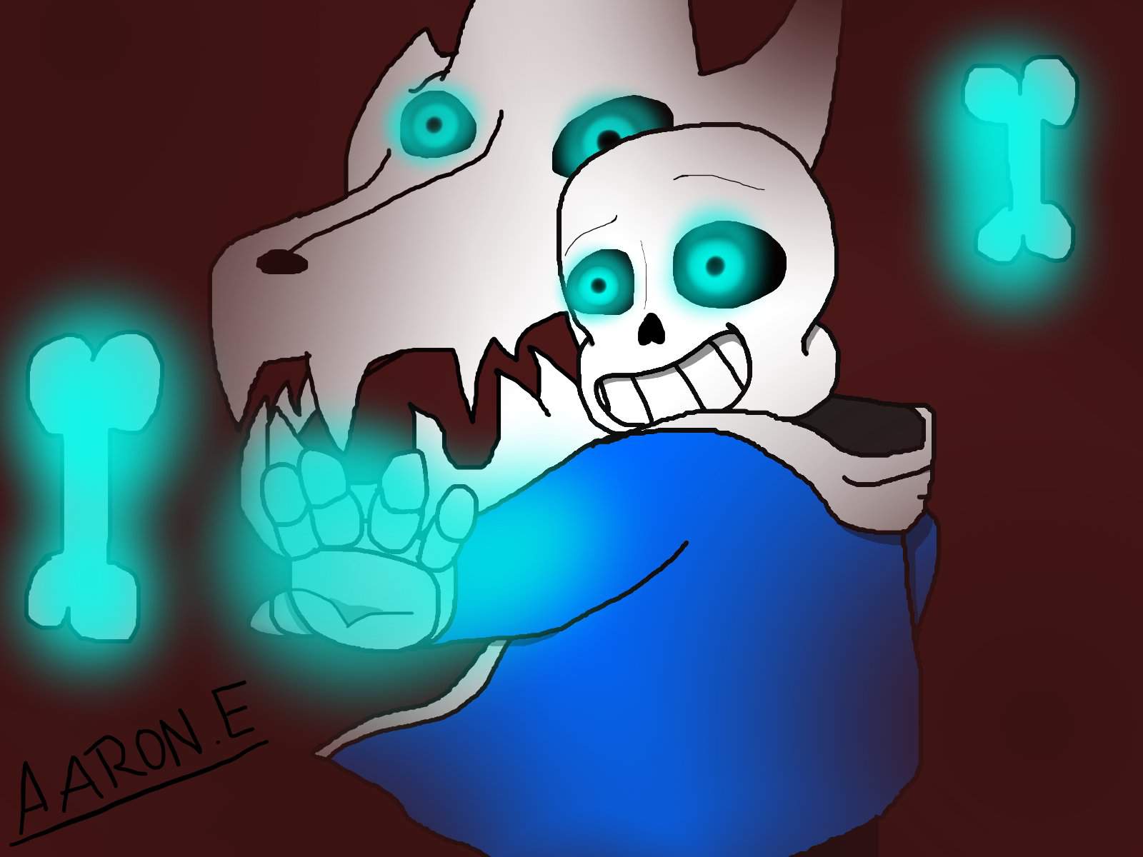 Dibujo de Glitchtale Sans | Dibujos Amino