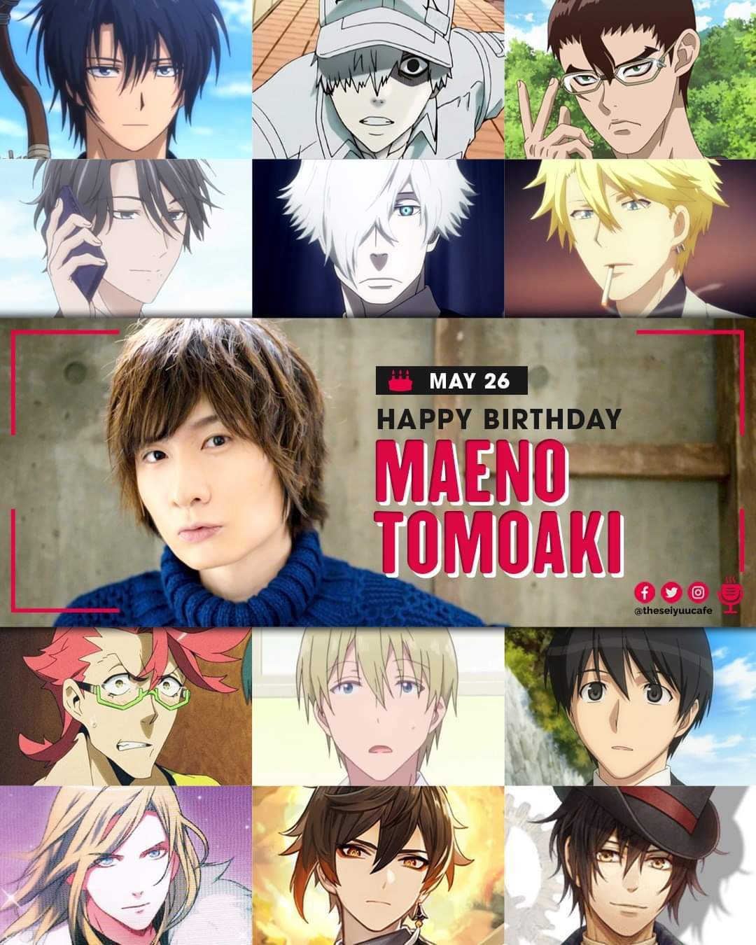 Happy Birthday, Tomoaki Maeno! 🎂 | Anime Amino