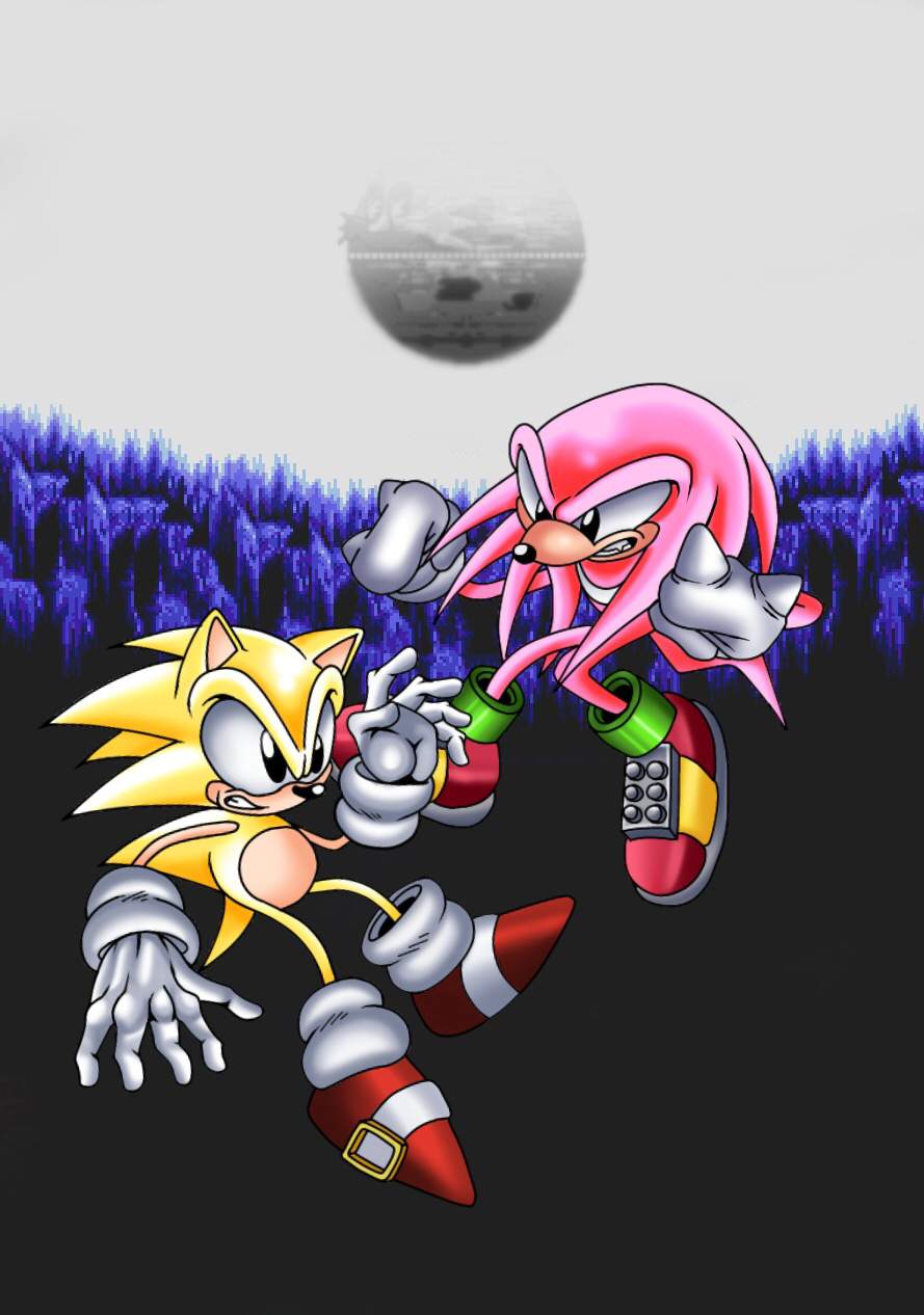 🌟Super Sonic vs. Hyper Knuckles🌺 | Sonic the Hedgehog! Amino