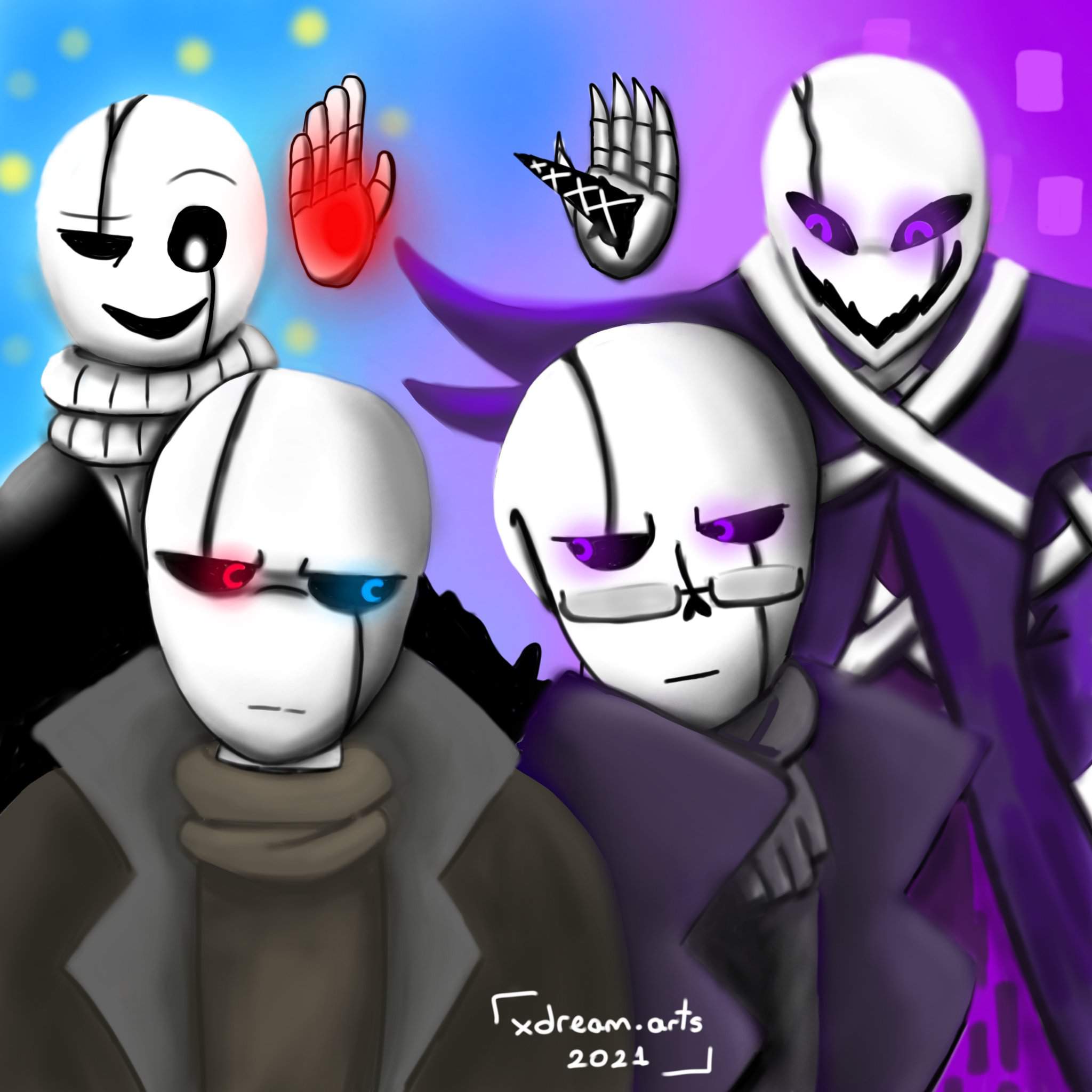 Glitchtale Gaster and XGaster : FanArtWork | Undertale Amino