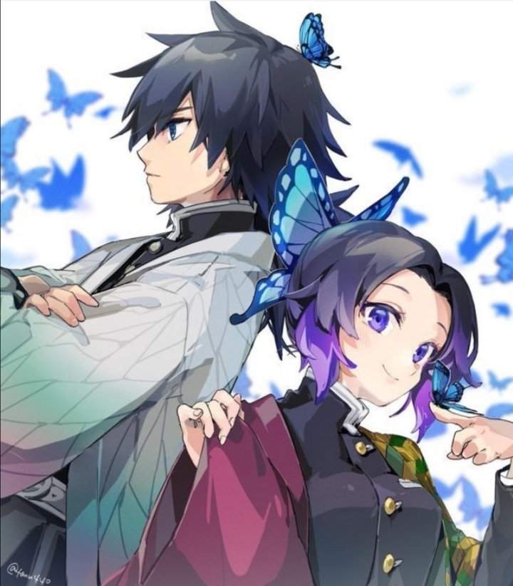 🦋💜🌊Tomioka y shinobu🦋💜🌊 | •Anime• Amino