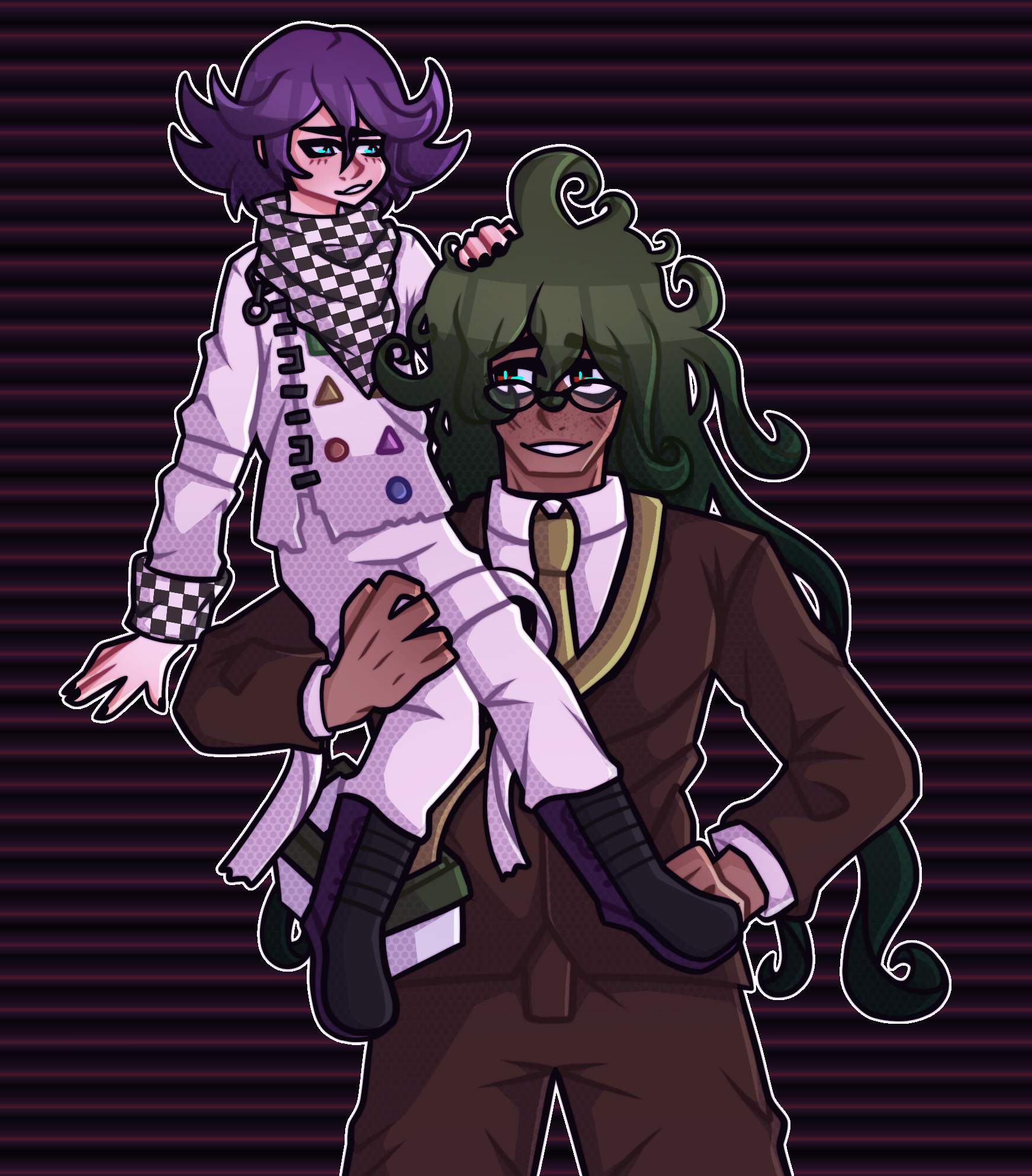 kokichi and gonta | Danganronpa Amino