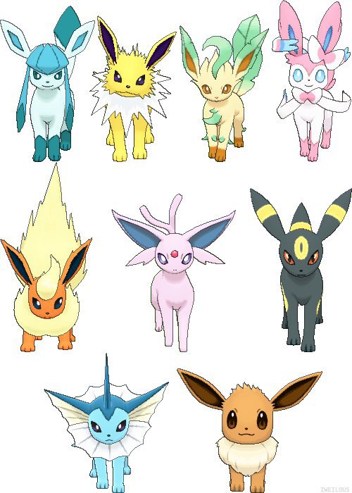 Nombres para evolucionar a eevee | Pokémon •GO• Amino