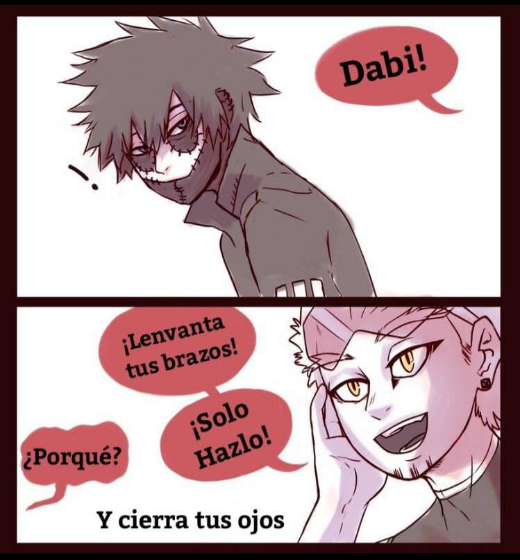 Un pequeño cómic de Dabi y Hawks ♡ | YAOI 💜 Amino